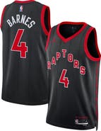 Jordan Brand Unisex Jordan Brand Scottie Barnes Black Toronto Raptors Swingman Jersey - Statement Edition