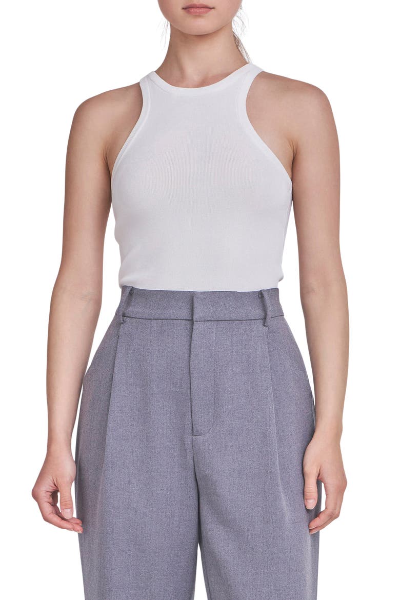 Basic Tank Top, Main, color, WHITE