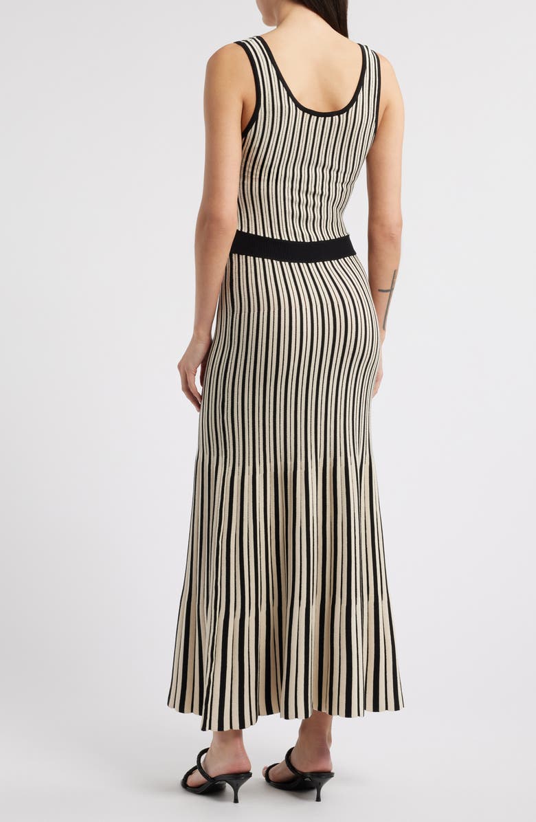 ZOE AND CLAIRE Stripe Sleeveless Sweater Dress, Alternate, color, 