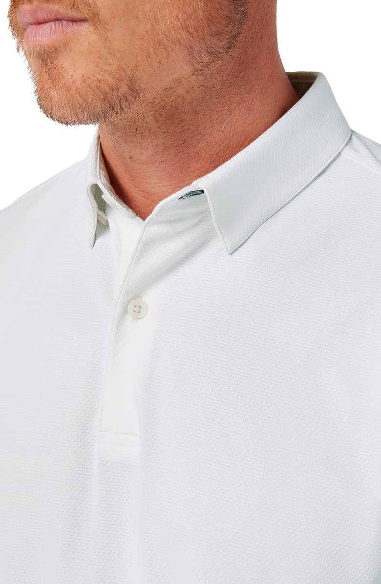 Mizzen+Main Halyard Trim Fit Performance Polo, Alternate, color, White