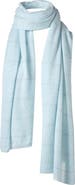Kinross Cashmere Lurex Stripe Wrap
