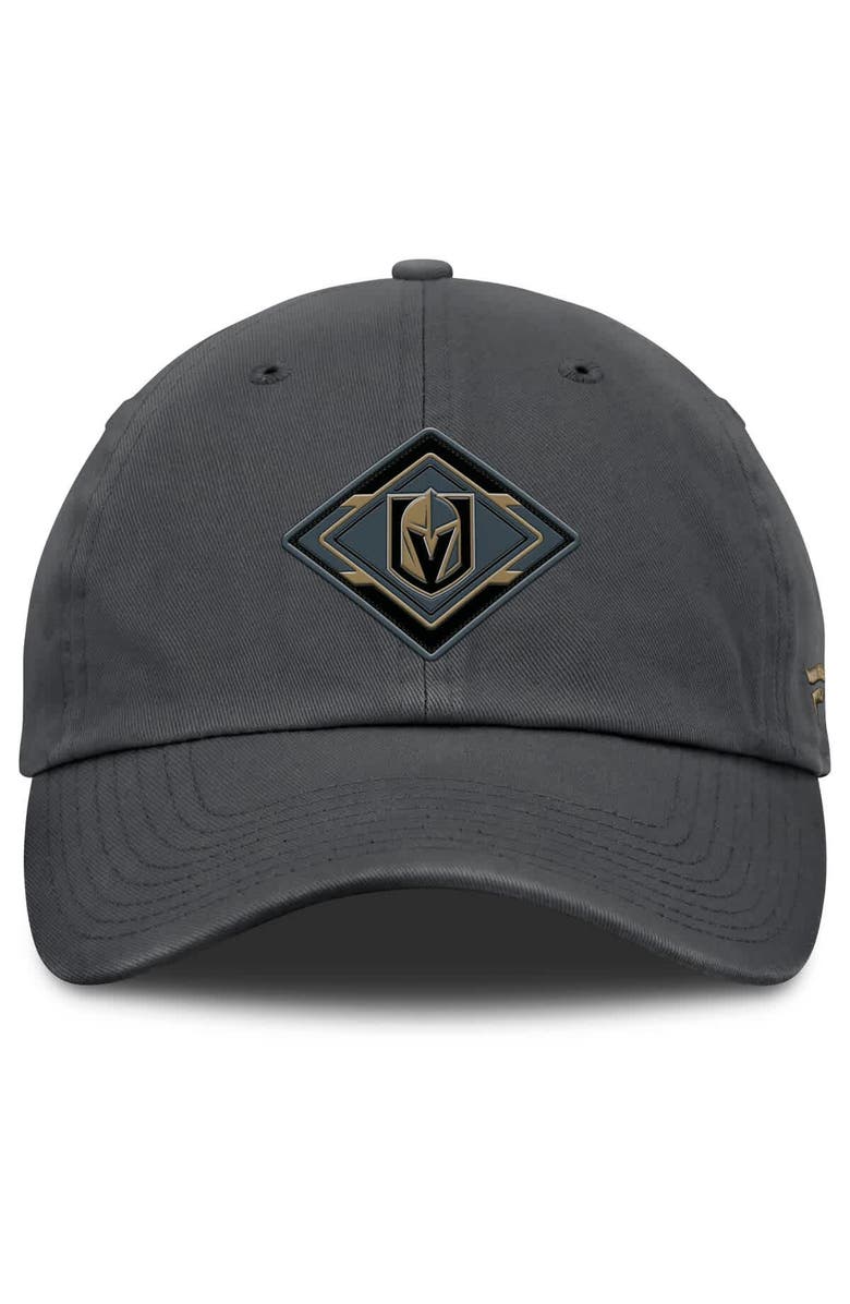 FANATICS Women's Fanatics Charcoal Vegas Golden Knights Authentic Pro Rink Adjustable Hat, Alternate, color, Charcoal