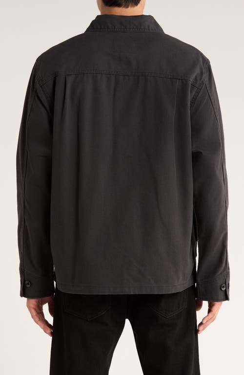 Vans Drill Cotton Canvas Chore Coat In Black