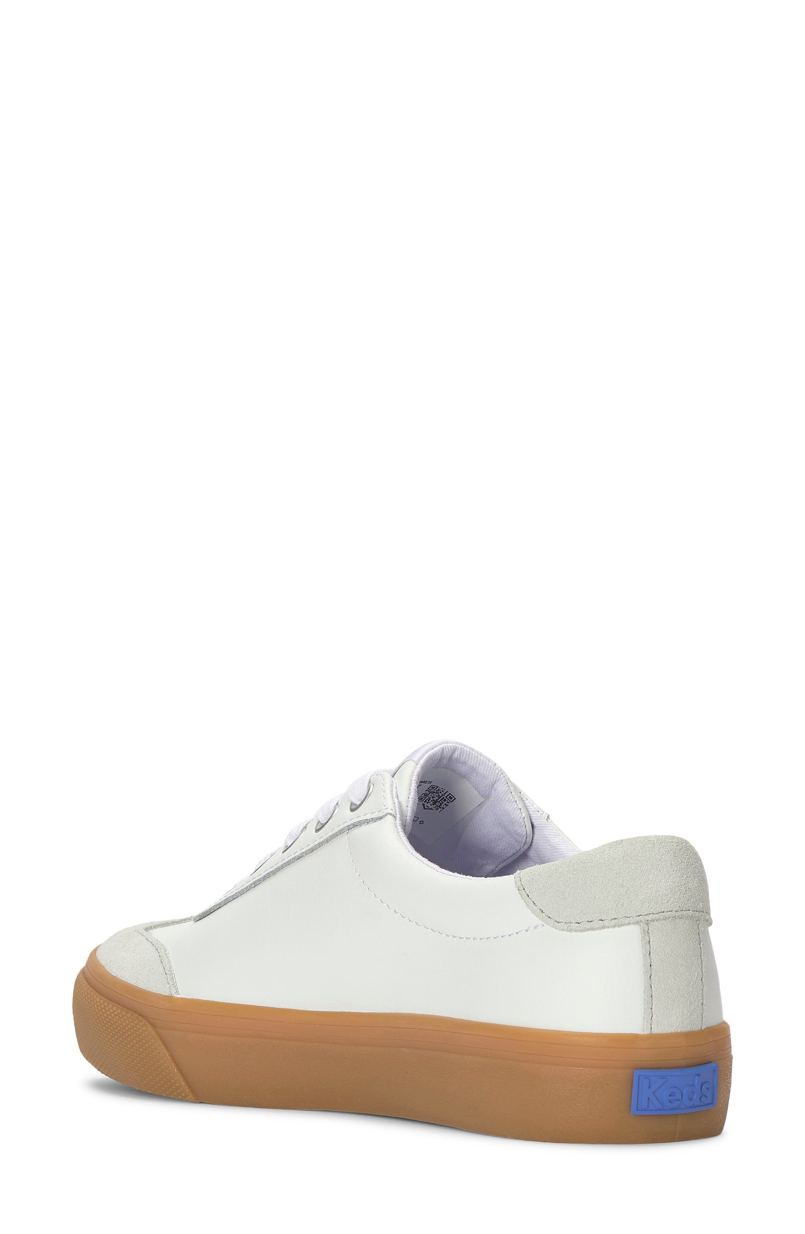 Keds<sup>®</sup> Jump Kick T-Toe Sneaker, Alternate, color, White/ Light