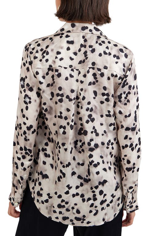 Bella Dahl Print Button-up Shirt In Neutral