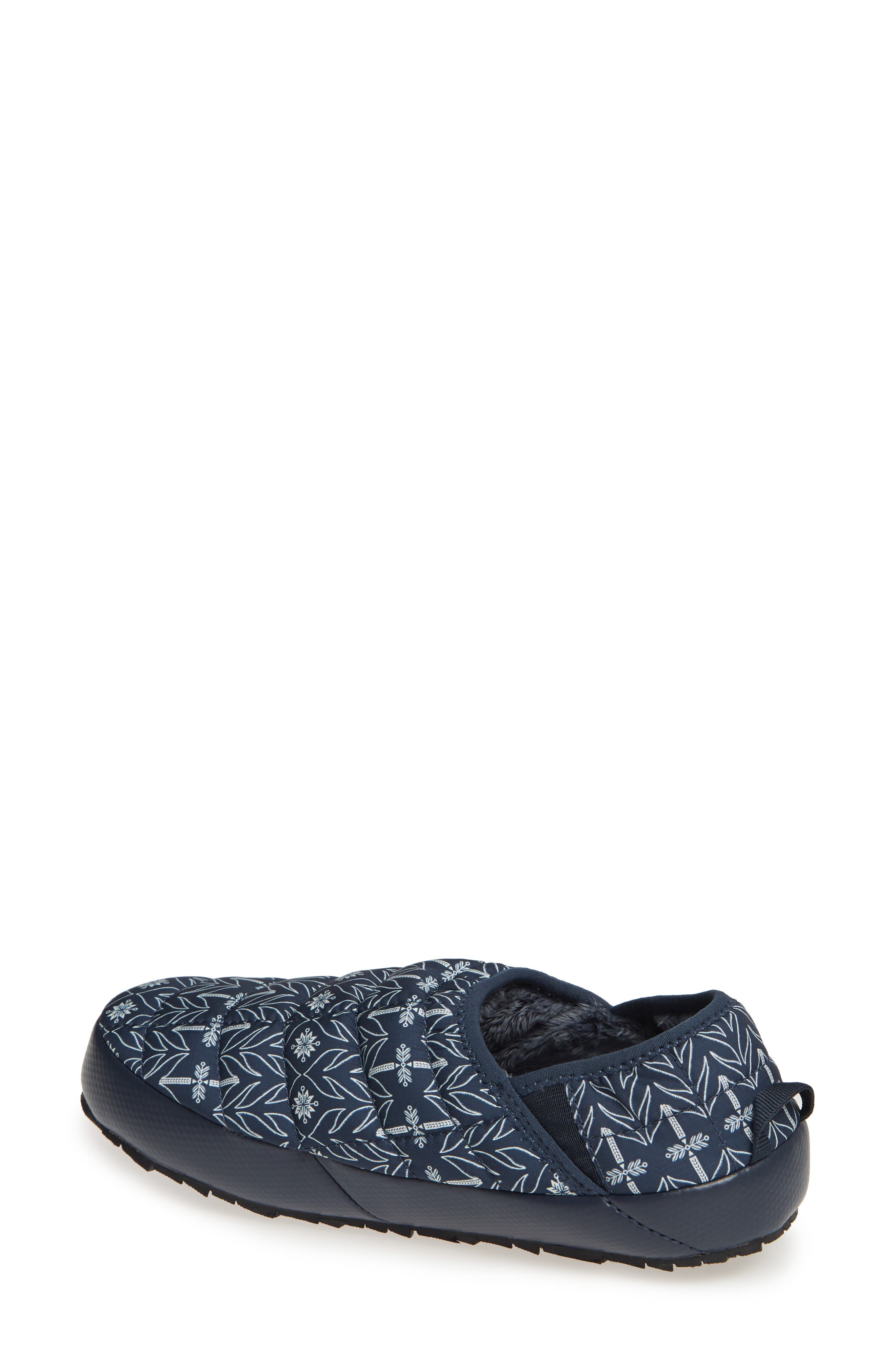 ThermoBall™ Traction Water Resistant Slipper, Alternate, color, NAVY TREE PRINT/ BONE WHITE