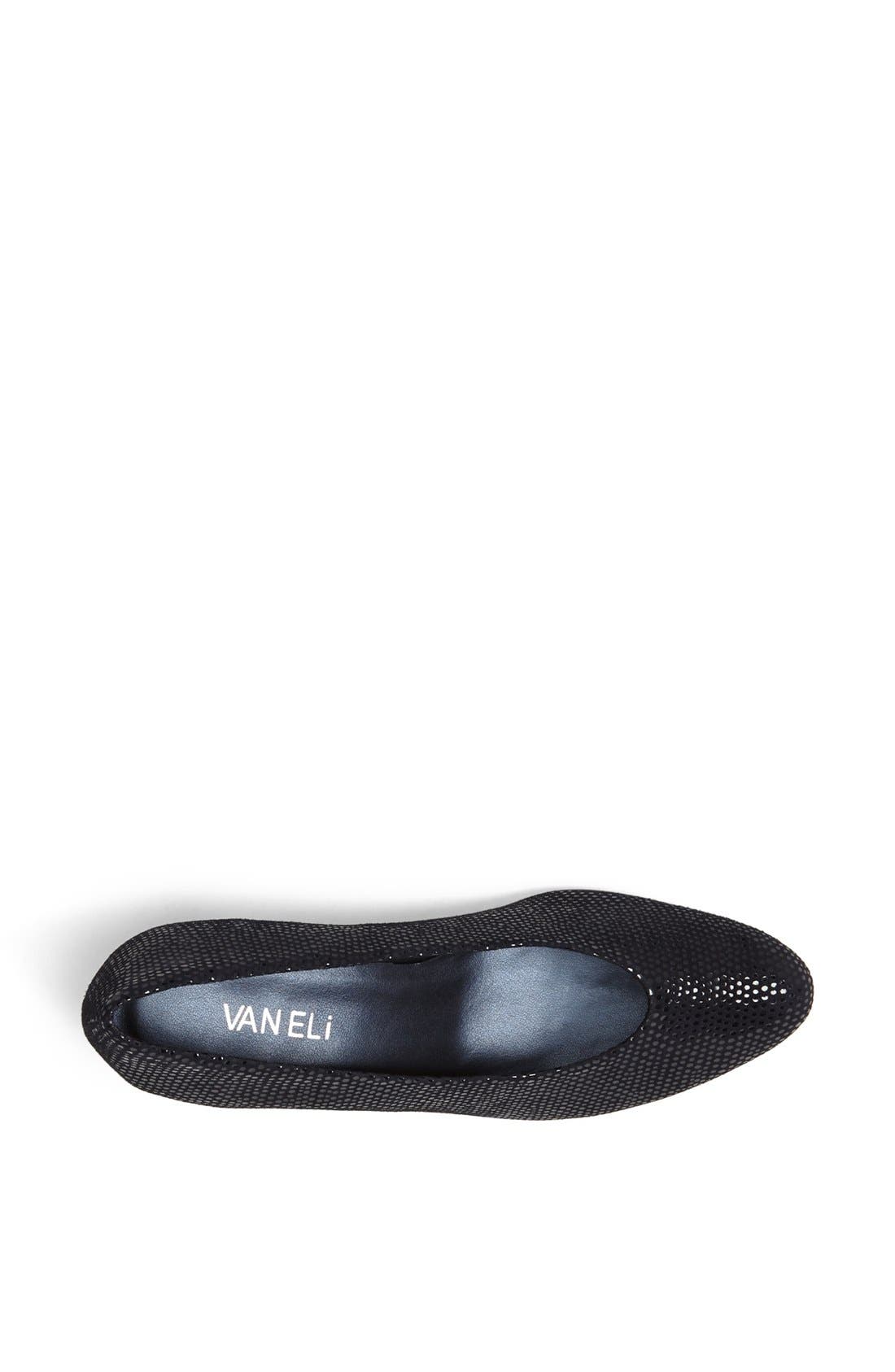 VANELi 'Dayle' Pump, Alternate, color, Navy Print Leather