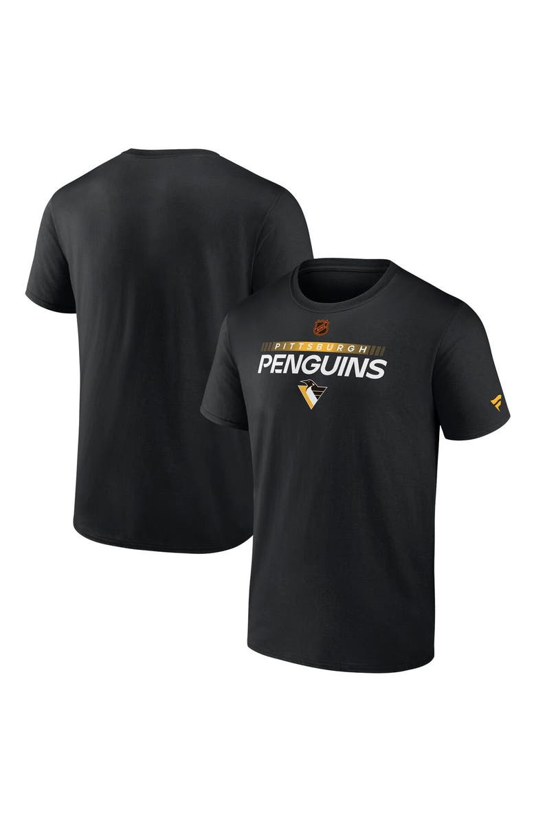 FANATICS Men's Fanatics Branded Black Pittsburgh Penguins Special Edition 2.0 Authentic Pro T-Shirt, Main, color,