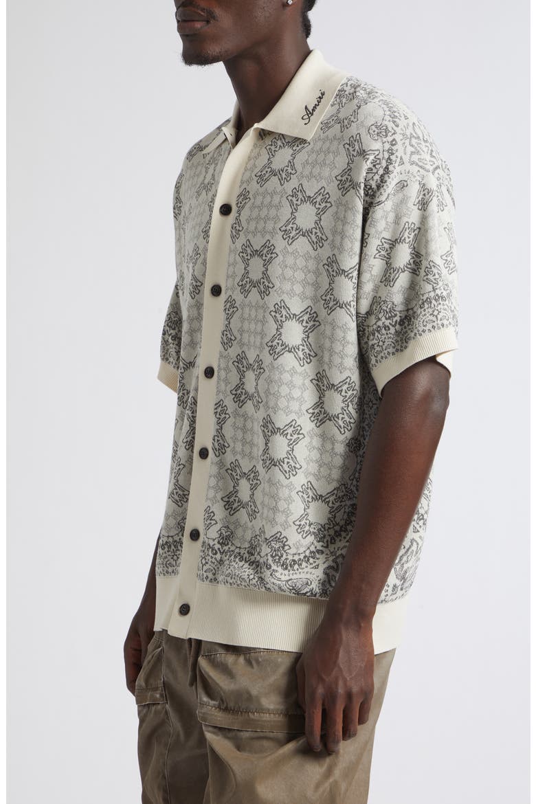 MA Quad Check Cotton Piqué Full Button Cardigan, Alternate, color, ALABASTER