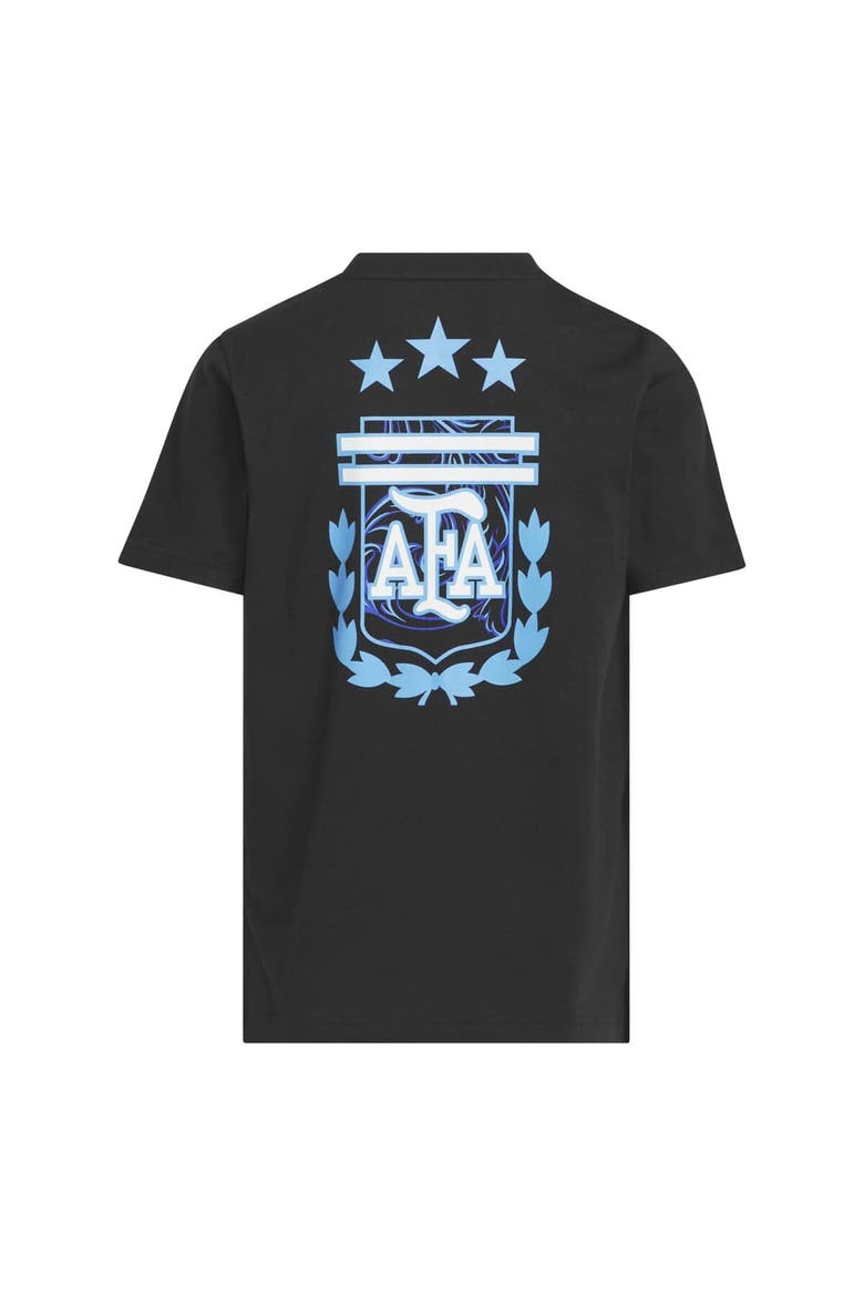 Youth adidas Black Argentina National Team 2026 Away Jersey Hook T-Shirt, Alternate, color, Black