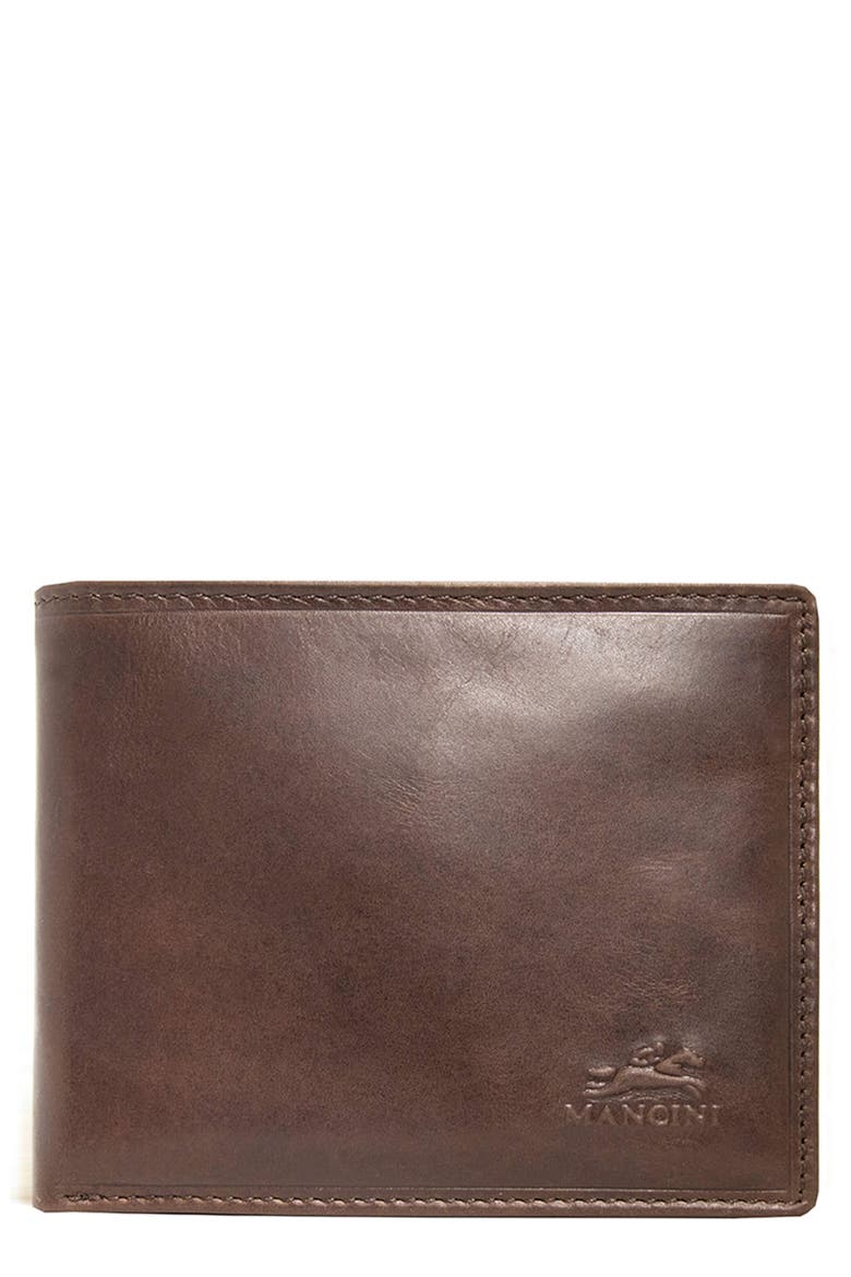 Boulder RFID Billfold Wallet with Passcase, Main, color, BROWN
