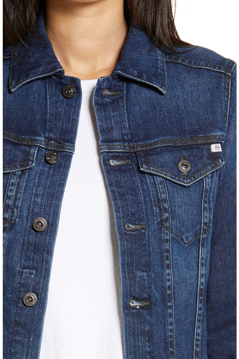 'Mya' Denim Jacket, Alternate, color, 5 YEARS ENTROPY