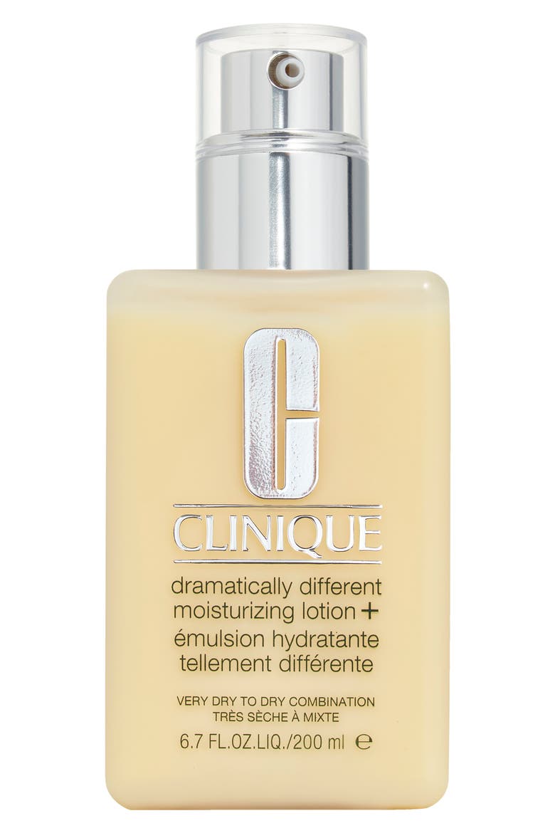 Jumbo Size Dramatically Different Moisturizing Lotion+ Face Moisturizer Bottle with Pump, Main, color, NO COLOR