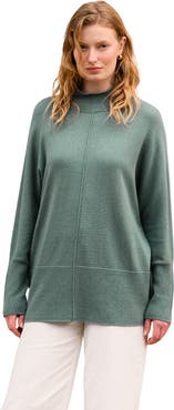 Celtic & Co. Drape Funnel Neck Sweater