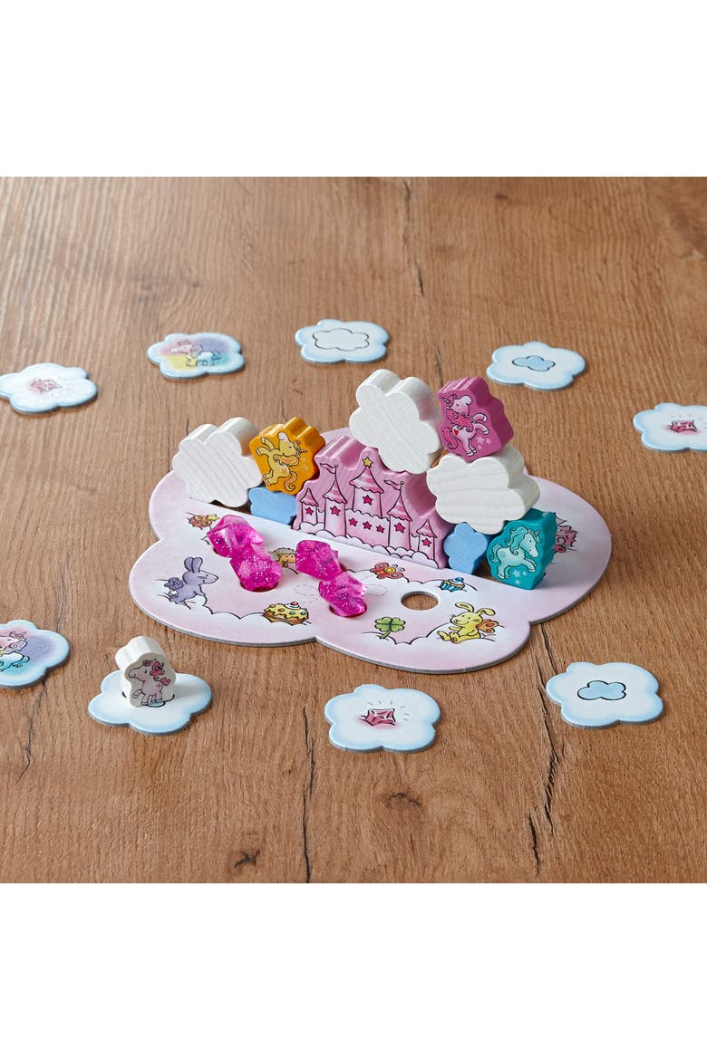 Unicorn Glitterluck Cloud Stacking Children's Game, Alternate, color, Multi