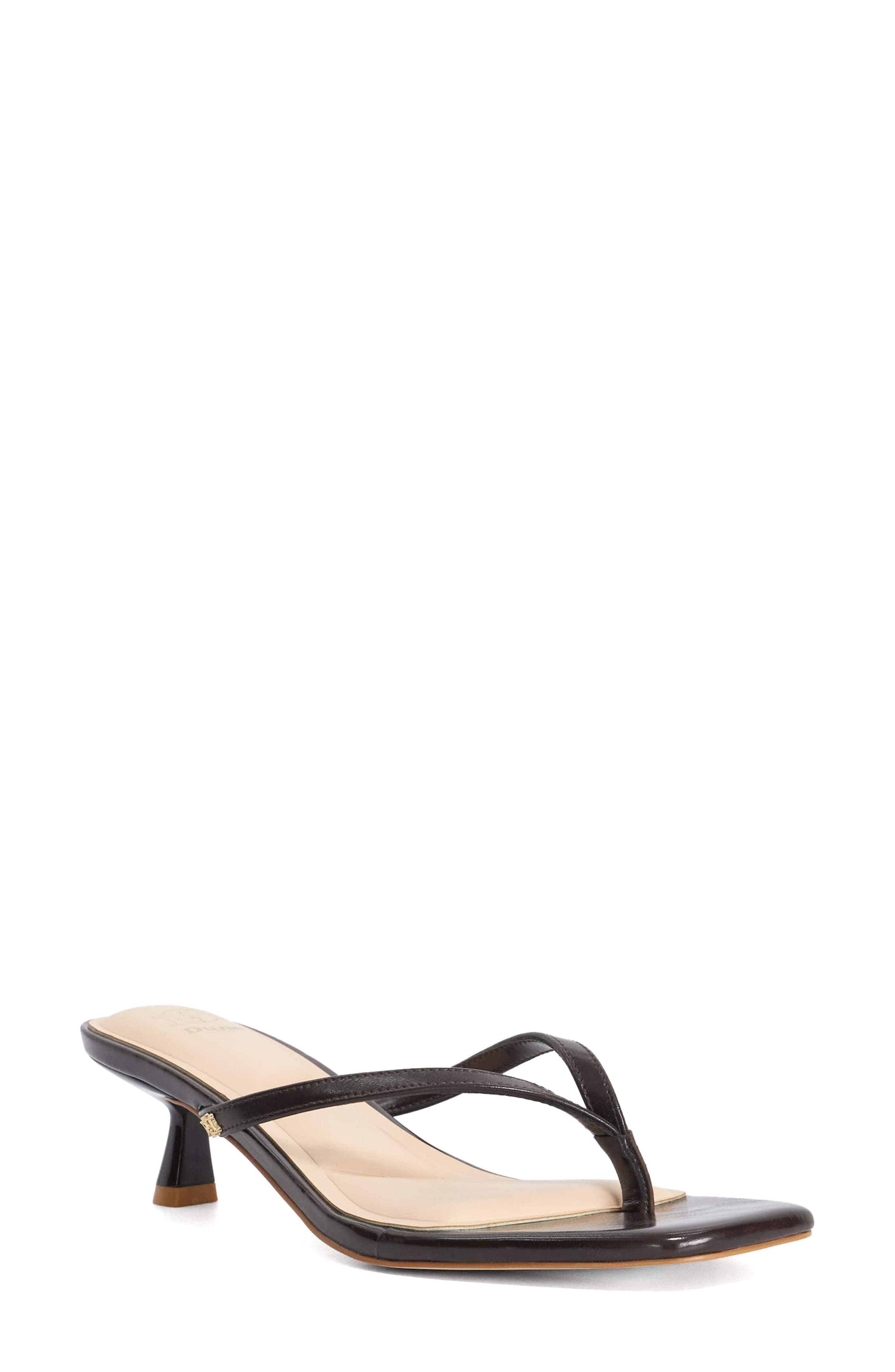 Dune London Martinii Kitten Heel Thong Sandal