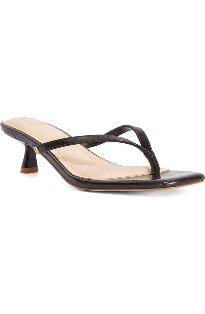 Dune London Martinii Kitten Heel Thong Sandal, Main, color,
