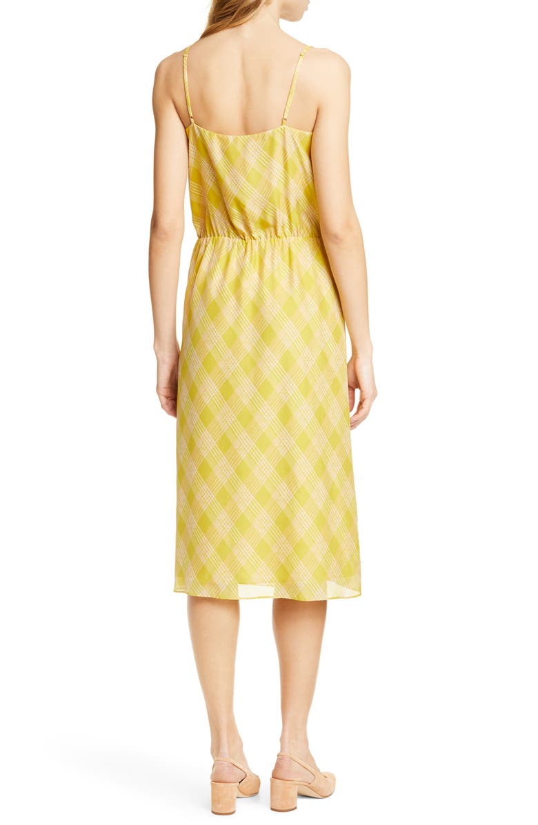 Joie Abiah Front Tie Silk Dress, Alternate, color, 