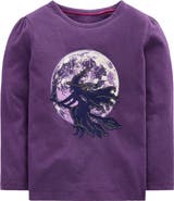 Mini Boden Kids' Puff Sleeve Appliqué T-Shirt