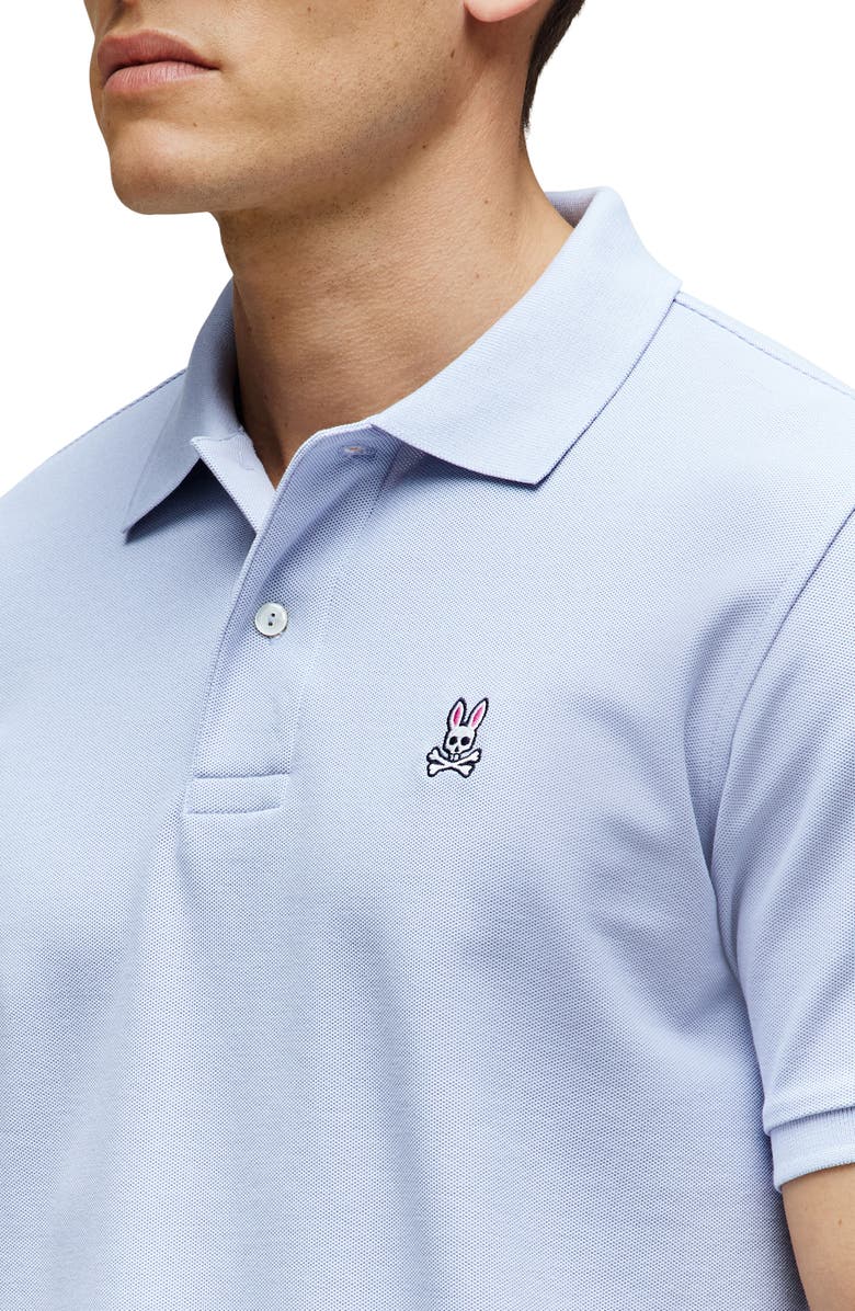 Psycho Bunny Pima Cotton Piqué Polo, Alternate, color, Zen Blue