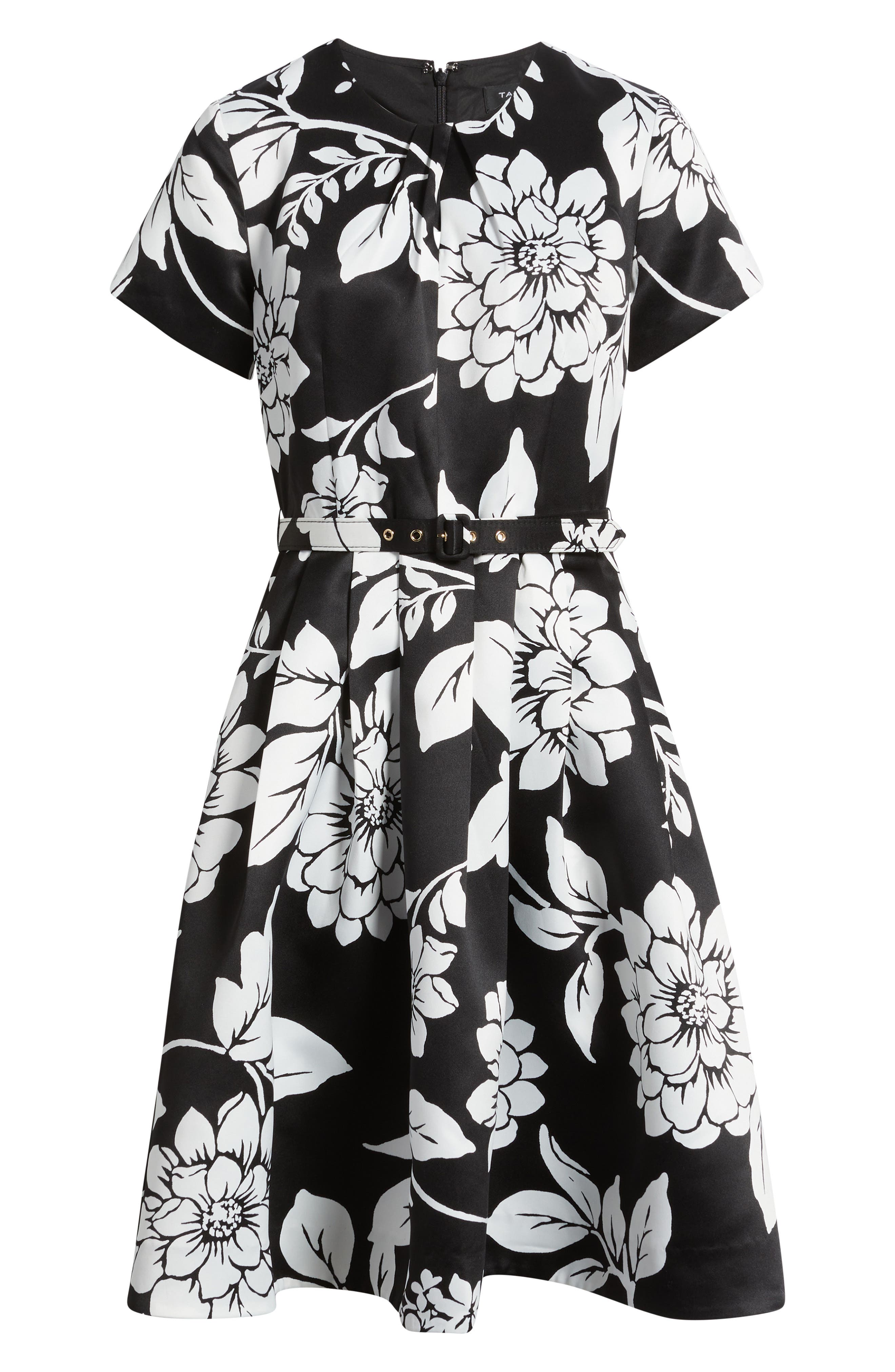 tahari fit and flare floral dress Tahari Navy Green Floral Embroidered V-neck Fit & Flare Midi/Maxi Dress Sz 2