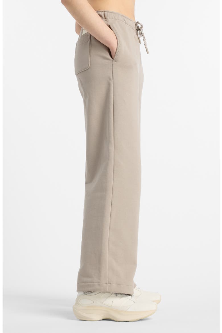 NBX Lunar New Year Wide Leg Cotton Sweatpants, Alternate, color, BEIGE