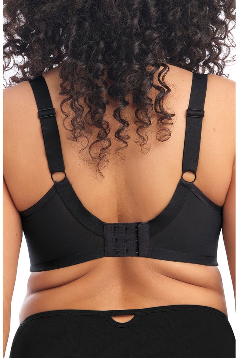 Priya Full Figure Underwire Plunge Bra, Alternate, color, BLACK