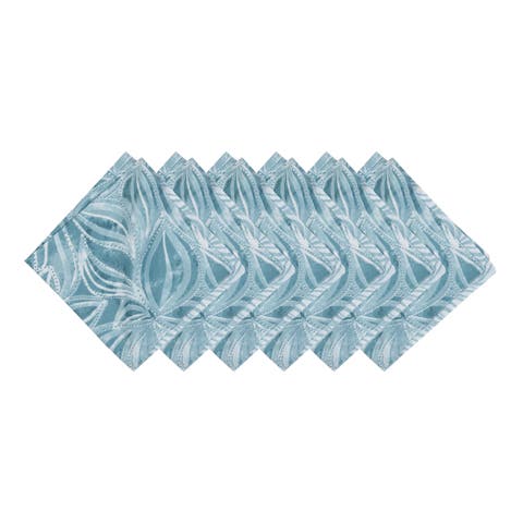 Azzurra Marine Coastal 100% Cotton Set of 6 Cloth Napkins