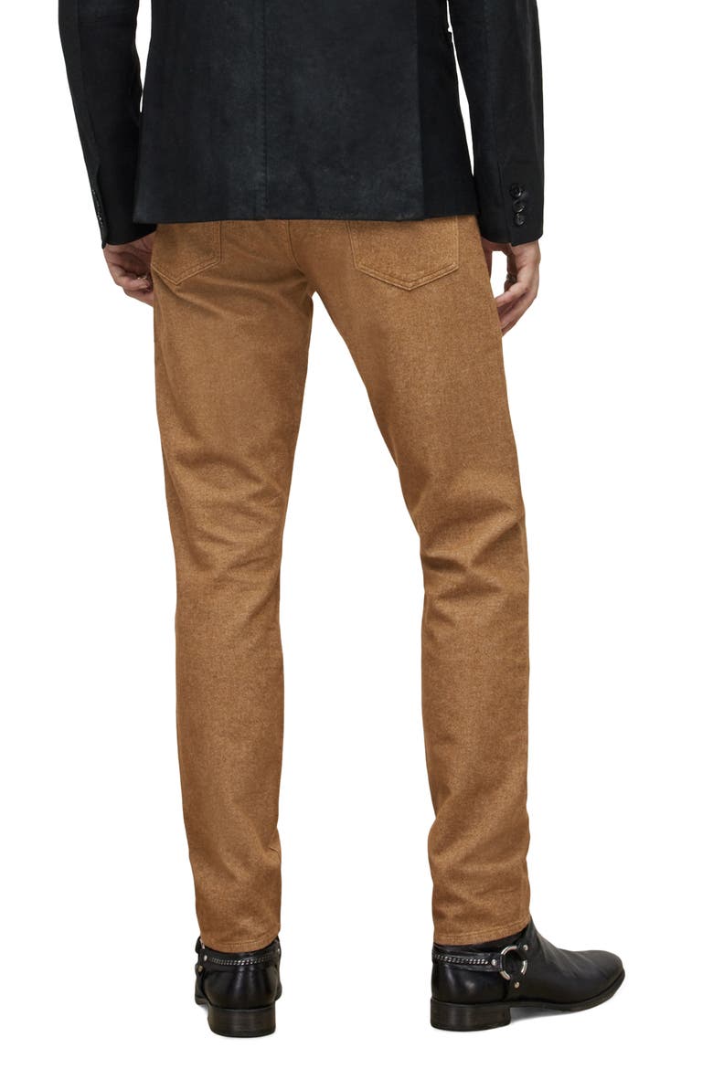 J702 Slim Fit Jeans, Alternate, color, LIGHT OCHRE BROWN
