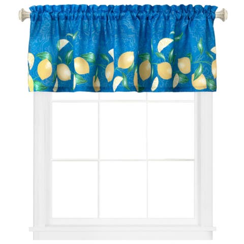 Mediterranean Zest Kitchen Valance