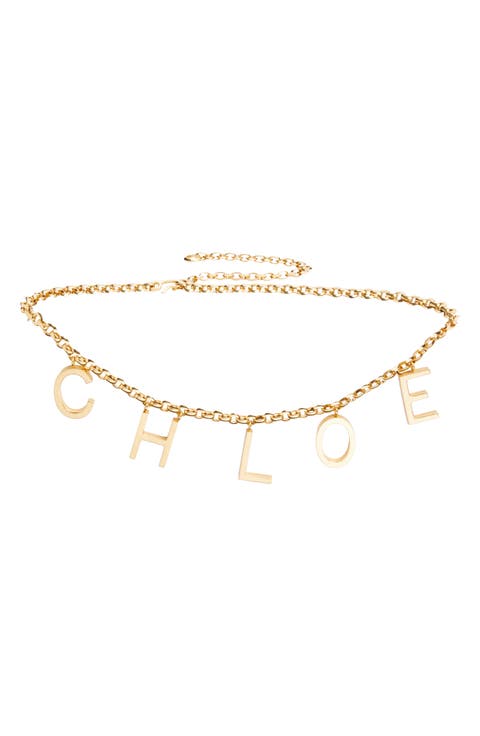 Logo Chain Belt