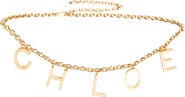 Chloé Logo Chain Belt