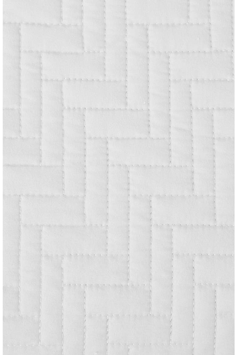 Solid Quilt & Sham Set, Alternate, color, WHITE