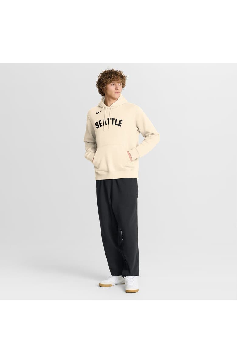 Nike Men's Nike  Cream Seattle Mariners Alternate Club Fleece Hoodie, Alternate, color, Cream