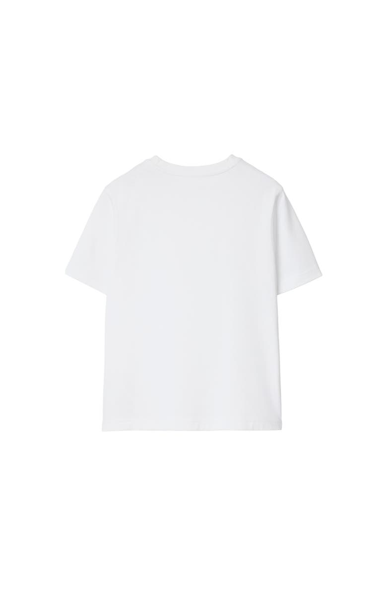 Burberry Ski Bear Cotton T-shirt, Alternate, color, White