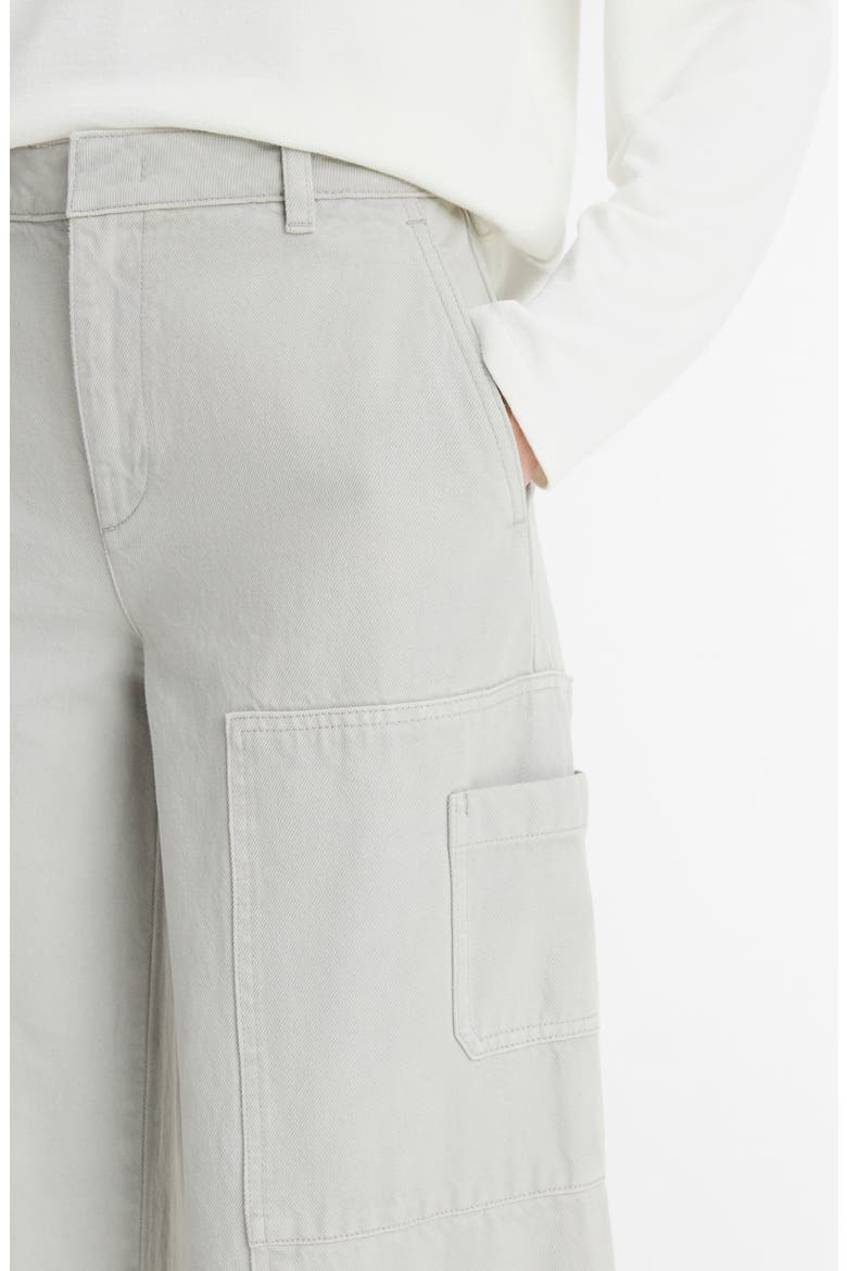 Mid Rise Twill Utility Pants, Alternate, color, STONE GREY