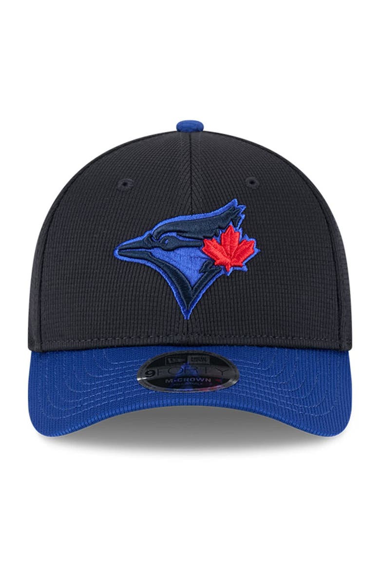 New Era Men's New Era Navy/Royal Toronto Blue Jays City Connect Batting Practice 9FORTY M-Crown Adjustable Hat, Alternate, color,