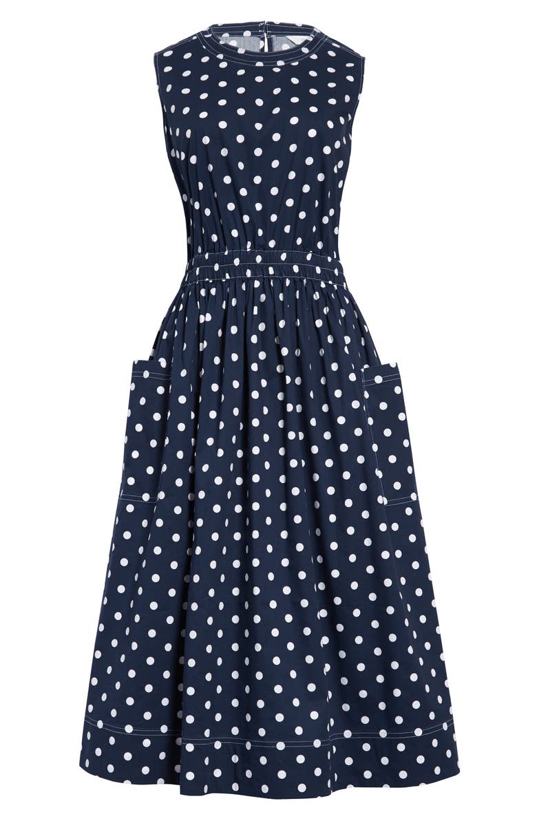 1901 Print Sleeveless Fit & Flare Dress, Main, color, 