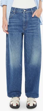MOTHER The Delinquent Ankle Wide Leg Jeans