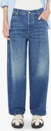 MOTHER The Delinquent Ankle Wide Leg Jeans