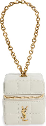 Mini Cassandre Matelassé Carré Leather Wristlet