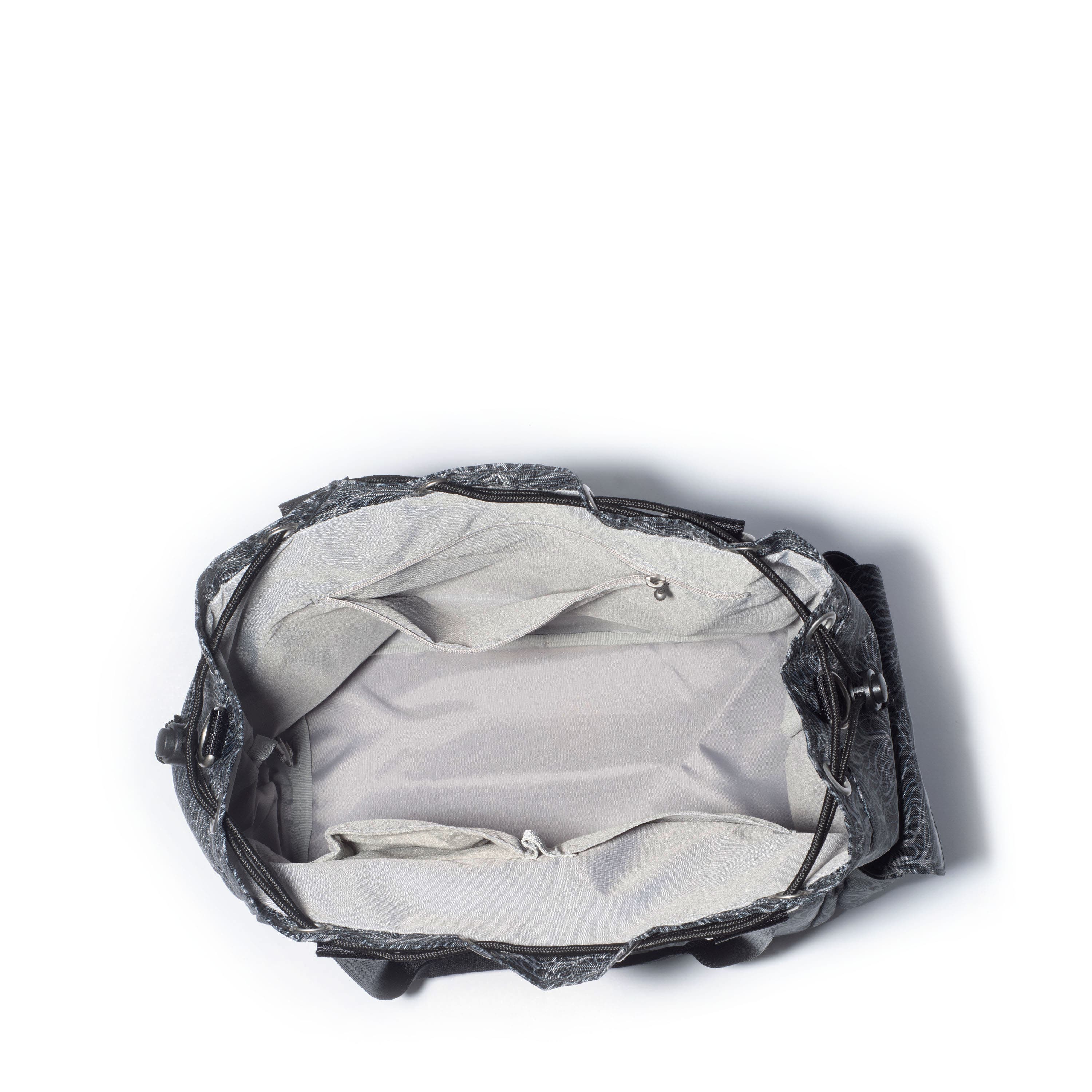 BAGGALLINI Modern Everywhere Drawstring Crossbody Bucket Bag, Alternate, color, Midnight Blossom Print