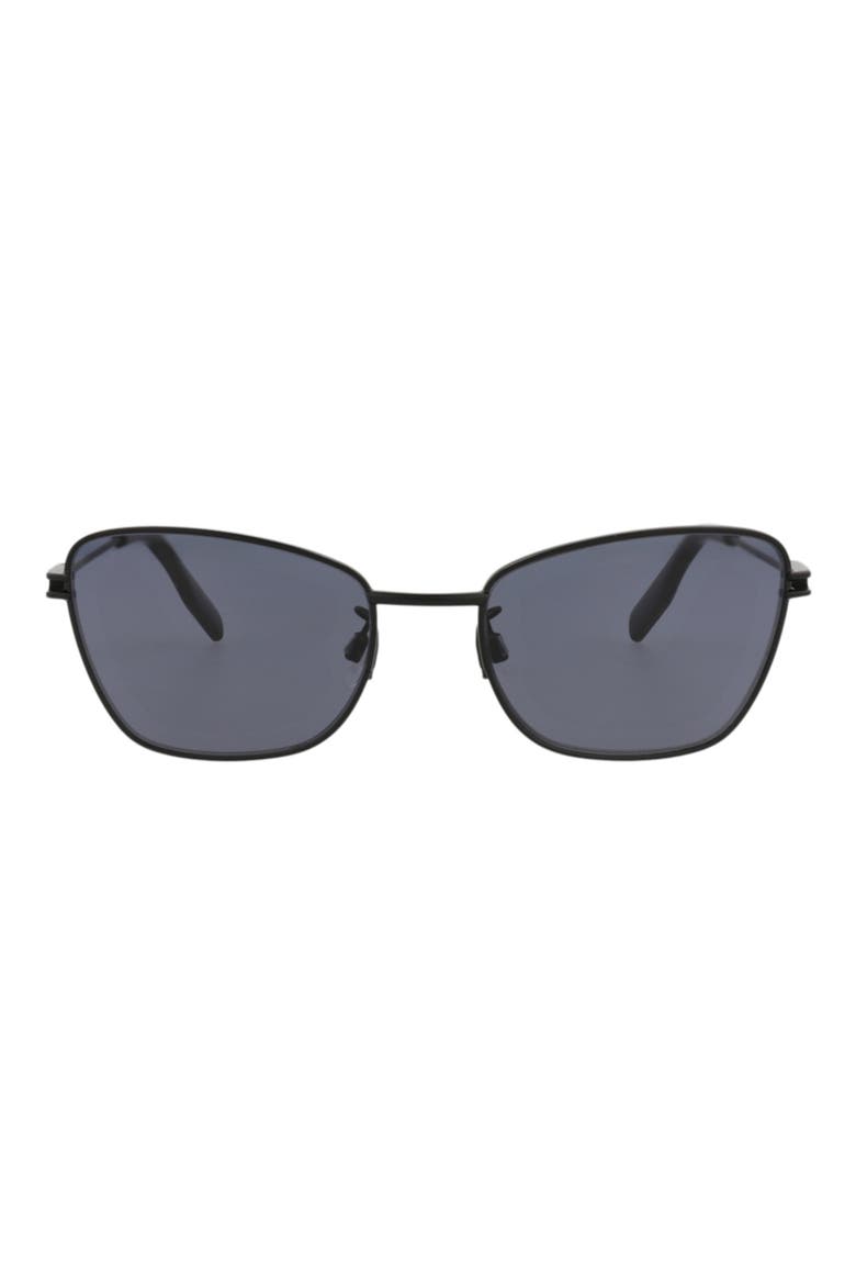 52mm Aviator Sunglasses, Main, color, BLACK BLACK GREY