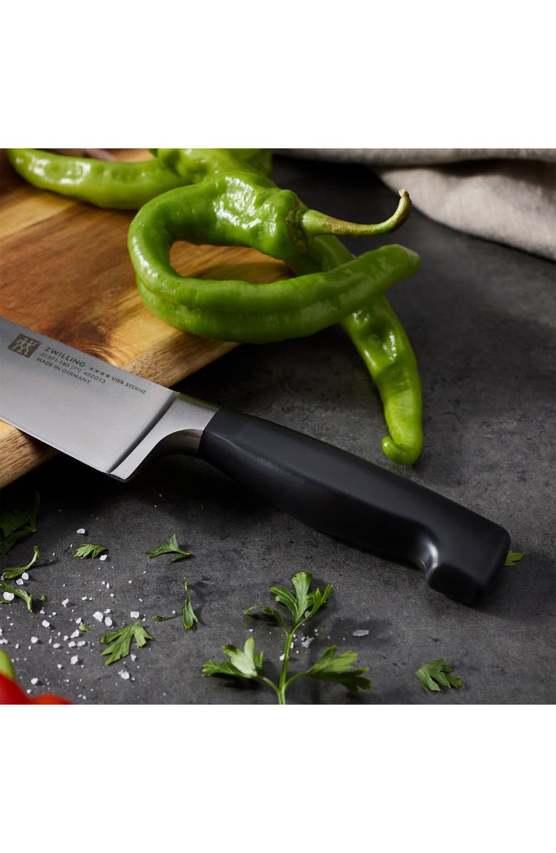 ZWILLING Four Star 7-Inch Chef Knife, Alternate, color, Stainless Steel