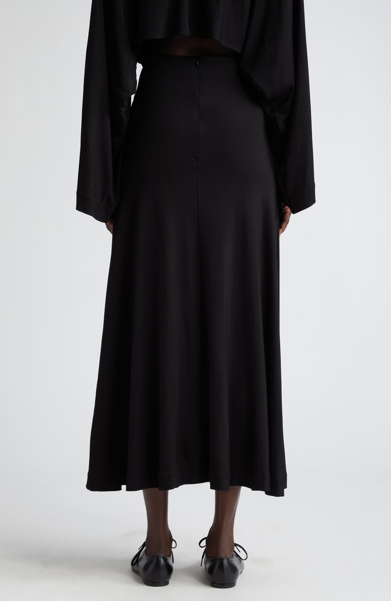 BITE Studios Movere Jersey Midi Skirt, Alternate, color, Black