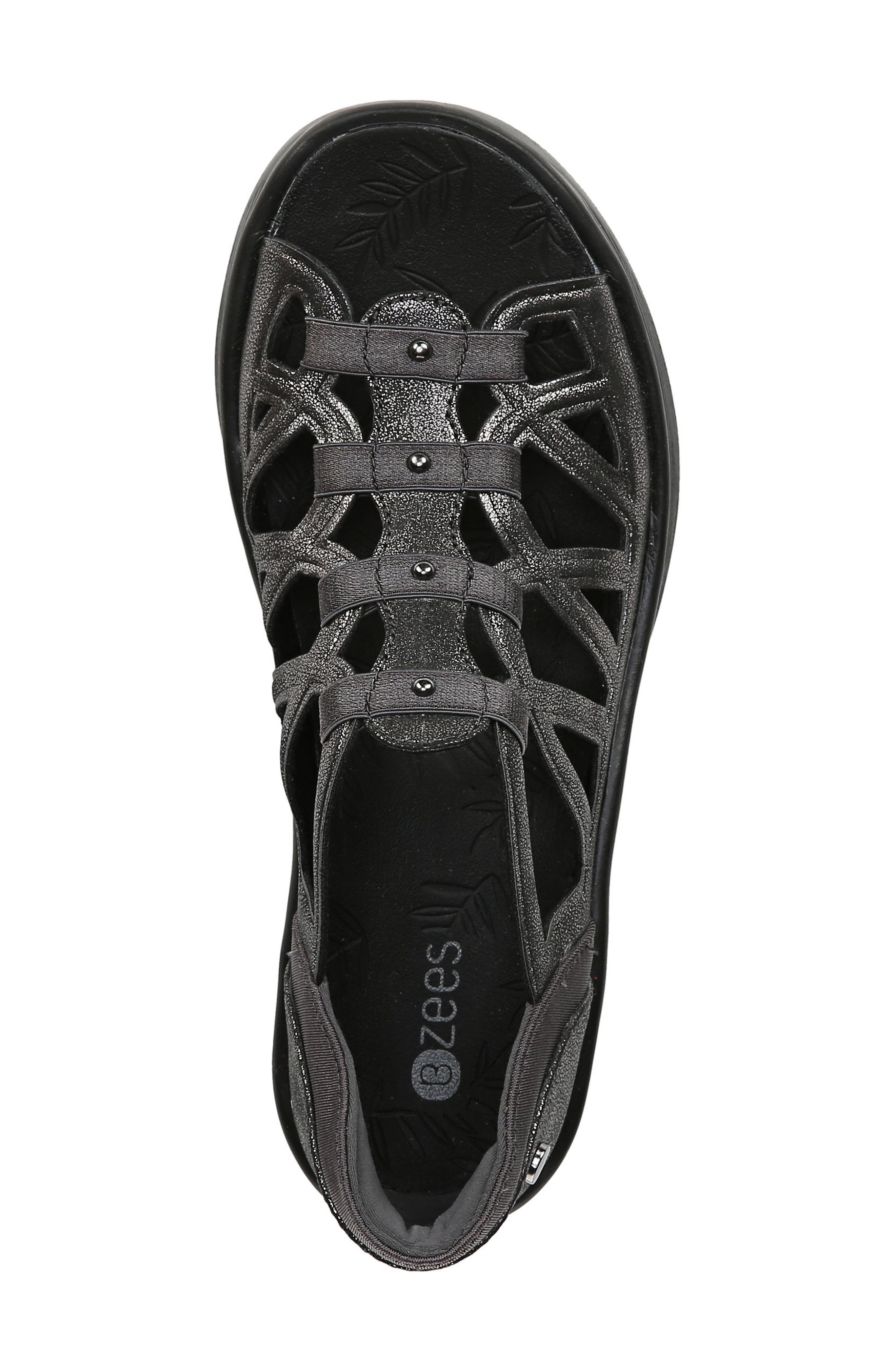Sasha Sandal, Alternate, color, PEWTER FABRIC