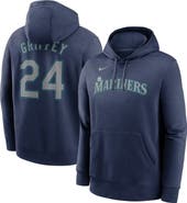 Nike Men's Nike Ken Griffey Jr. Navy Seattle Mariners Player Name & Number Club Pullover Hoodie