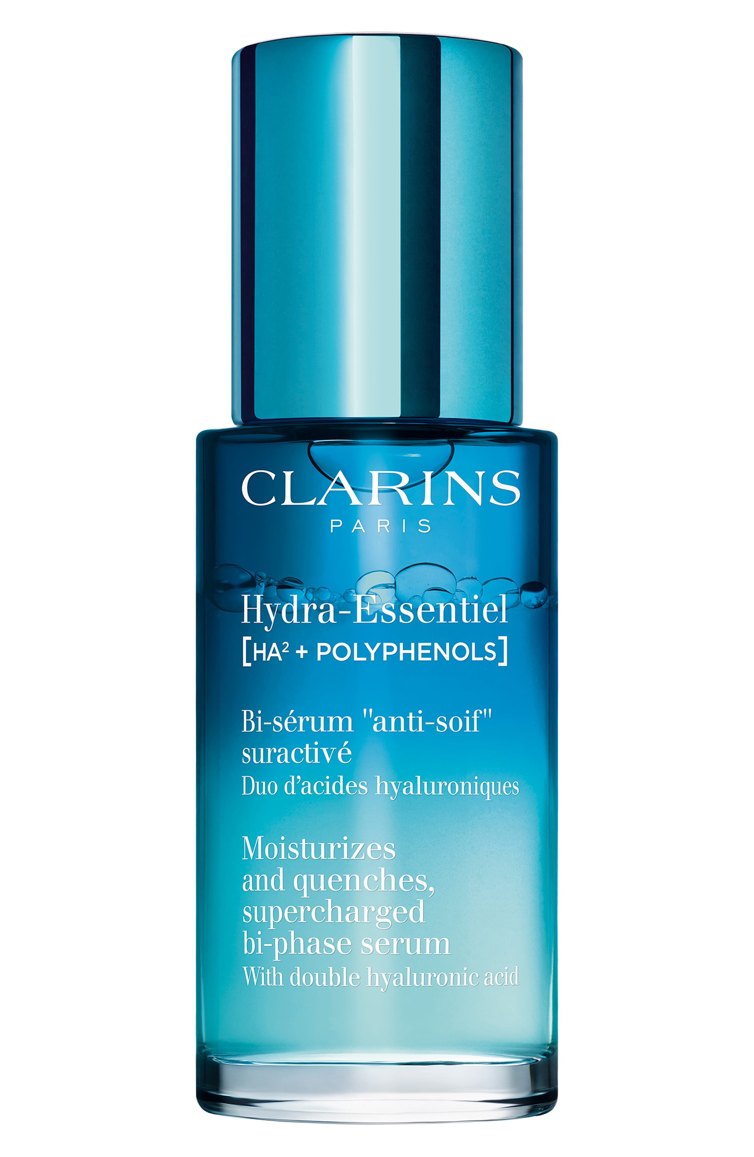 Clarins Hydra-Essentiel Bi-Phase Face Serum with Double Hyaluronic Acid 
