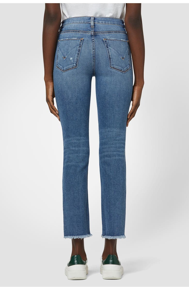 Hudson Jeans Nico Mid-Rise Straight Crop, Alternate, color, Seaglass