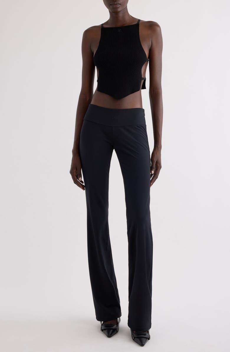 Courrèges Open Side Rib Knit Tank, Alternate, color, 